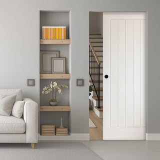 Image: Mexicano Absolute Evokit Single Pocket Door - White Primed