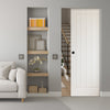 Mexicano Absolute Evokit Single Pocket Door - White Primed