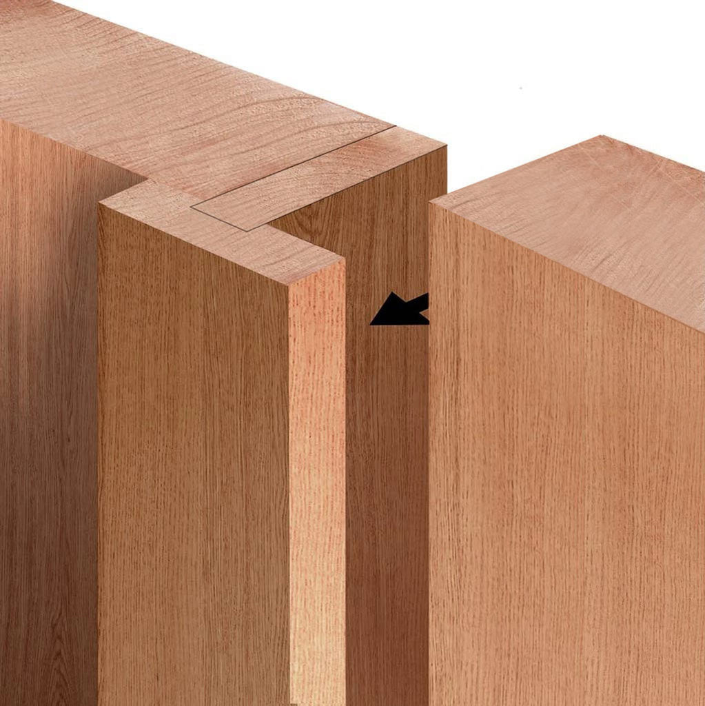 External Grandis Hardwood Pair Maker Rebate Set to form an external door pair