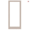 Made to Measure Exterior Full Pane Front Door - 45mm Thick - Seven Colour Options - Double Glazing