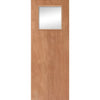 JB Kind Paint Grade Flush Trade Fire Door 1 Pane - Clear Glass - 1/2 Hour Fire Rated - Unfinished