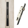 Slim Privacy Bathroom Lock - Matt Black