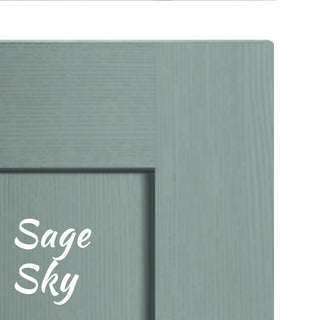 Image: Bespoke Frame Sage Sky Premium Primed Finish