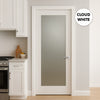 UK Made to Measure - Redford 1L Interior Door - Frosted Glass - Premium Primed - 7 Colour Options
