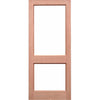 2XGG Exterior Mahogany Door - Fit Your Own Glass, From LPD Joinery