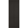 Four Sliding Wardrobe Doors & Frame Kit - Liberty 4 Panel Door - Black Primed
