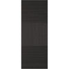 Tres Charcoal Black Flush Evokit Pocket Fire Door - 30 Minute Fire Rated - Prefinished