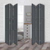 Six Folding Door & Frame Kit - Eco-Urban® Manchester 3 Panel DD6203P 3+3 - Colour & Size Options
