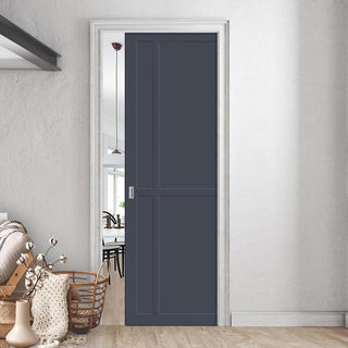Image: Bespoke Handmade Eco-Urban® Marfa 4 Panel Single Evokit Pocket Door DD6313 - Colour Options