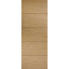 Bespoke Lille Oak Flush Single Frameless Pocket Door Detail - Prefinished