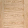 Bespoke Sofia Oak Flush Double Pocket Door Detail - Prefinished