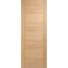 Bespoke Vancouver Oak 5P Style Flush Double Frameless Pocket Door Detail - Prefinished