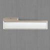 Tupai Rapido VersaLine Tobar Lever on Long Rose - Polished Stainless Steel Decorative Plate - Pearl Nickel