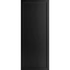 Baltimore 1 Panel Solid Wood Internal Door Pair UK Made DD6301 - Eco-Urban® Shadow Black Premium Primed