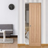 Belize Oak Absolute Evokit Single Pocket Doors -Prefinished