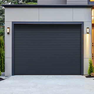 Image: Gliderol Electric Insulated Roller Garage Door from 1995 to 2146mm Wide - Anthracite