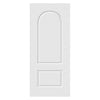 White PVC door on white background
