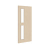 Bespoke Door - Flush American Ash Veneer - Clear Glass - 07 - Prefinished