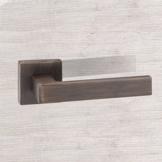 Image: Asti Forme Designer Lever on Minimal Square Rose - Urban Bronze