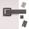 Invictus Premium Bathroom Door Handle Pack - Matt Satin Black