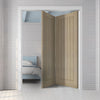 Two Folding Doors & Frame Kit - Belize Light Grey 2+0 - Prefinished