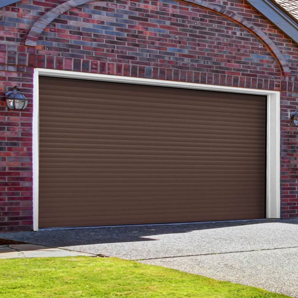 Gliderol Electric Insulated Roller Garage Door from 3360 to 4290mm Wide - Brown