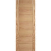 carini 7p oak flush door prefinished