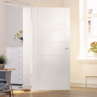 Image: Carolina Lightly Grained Internal PVC Panel Door