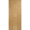Bespoke Catalonia Flush Oak Single Pocket Door Detail - Prefinished