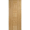 Bespoke Catalonia Flush Oak Single Pocket Door Detail - Prefinished