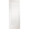 Cesena White 1 Panel Absolute Evokit Pocket Double Pocket Door - Prefinished