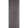LPD Joinery Bespoke Fire Door, Chocolate Grey Alcaraz - 1/2 Hour Fire Rated - Prefinished