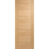 Bespoke Vancouver Oak 5P Style Flush Door Pair - Prefinished