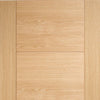 Bespoke Vancouver Oak 5P Style Flush Door Pair - Prefinished