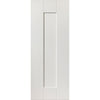 JBK White Shaker Axis Primed Panel Door - 30 Minute Fire Rated