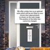 Country Style Seville 2 Composite Front Door Set with Single Side Screen - Pusan Glass - Shown in Slate Grey
