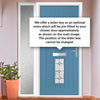 Country Style Seville 2 Composite Front Door Set with Single Side Screen - Mirage Glass - Shown in Pastel Blue