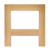 Coventry shaker style oak 4 glass interior door