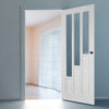 Coventry Door - Clear Glass - White Primed