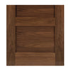 Walnut veneered interior door