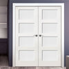 Coventry White Primed Shaker Door Pair