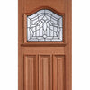 Classic Mahogany Estate Crown Double Door and Frame Set - Tri Glazing, From LPD Joinery