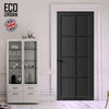 Perth 8 Panel Solid Wood Internal Door UK Made DD6318 - Eco-Urban® Shadow Black Premium Primed