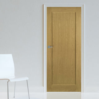 Image: Bespoke Walden Oak Fire Internal Door - 1/2 Hour Fire Rated - Unfinished