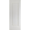 Two Sliding Wardrobe Doors & Frame Kit - Eindhoven 1 Panel Door - White Primed