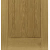 Three Folding Doors & Frame Kit - Ely Oak 2+1 - Unfinished