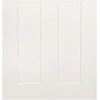 Six Folding Doors & Frame Kit - Eton Victorian Shaker 3+3 - White Primed