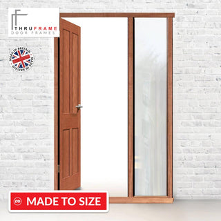 Image: Exterior Door Frame with side glass aperture, Made to size, Type 2 Model 2.