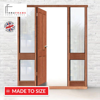 Image: Exterior Door Frame with side glass apertures, Made to size, Type 3 Model 3.
