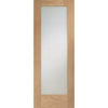 Bespoke Pattern 10 Style Oak Fire Door - Clear Glass & 1/2 Hour Fire Rated